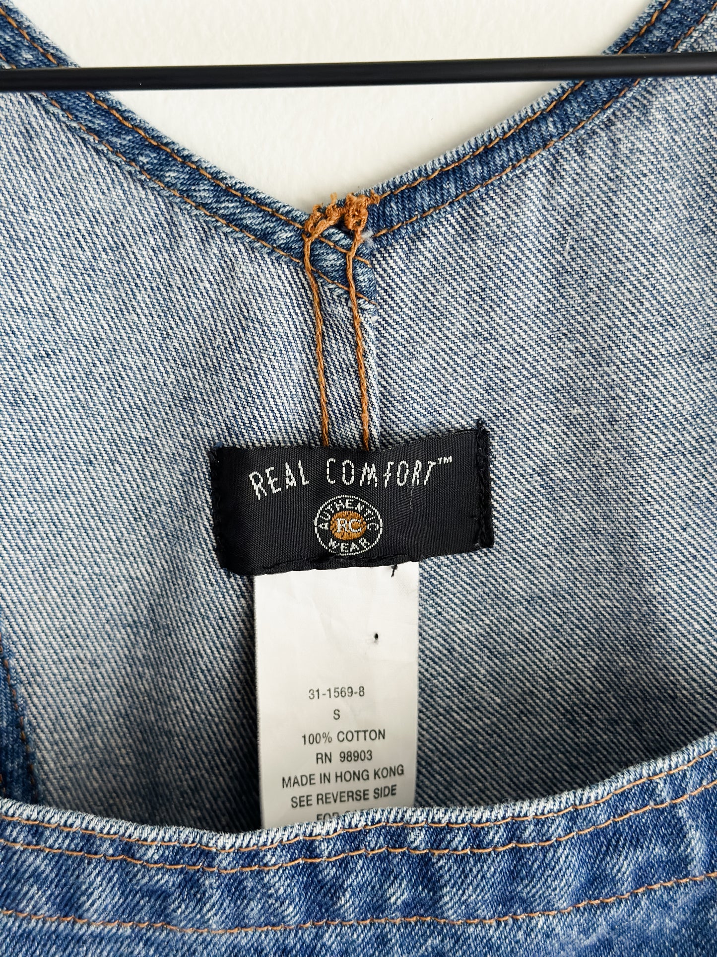 vintage denim overalls (S/M)