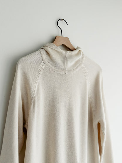 vintage silk-cashmere lounge sweater (L)