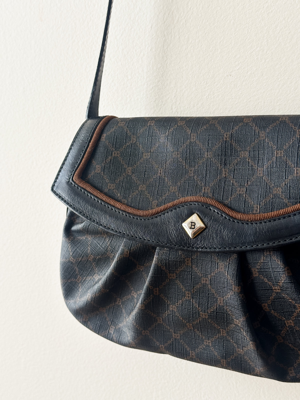 vintage Bally monogram bag