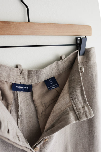 vintage linen trousers (M)