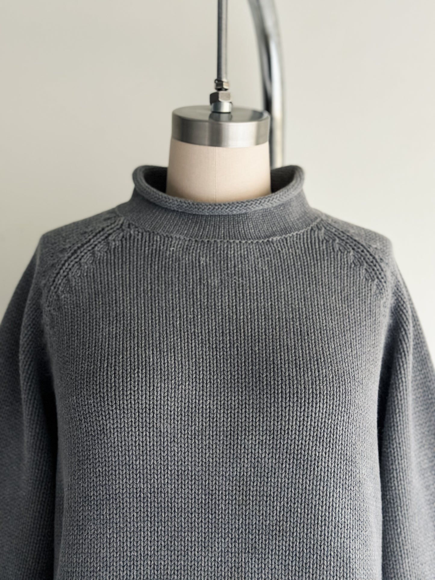 vintage J Crew rollneck cotton sweater (L)