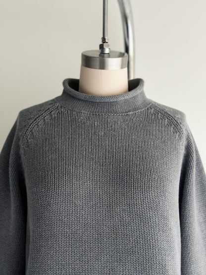 vintage J Crew rollneck cotton sweater (L)