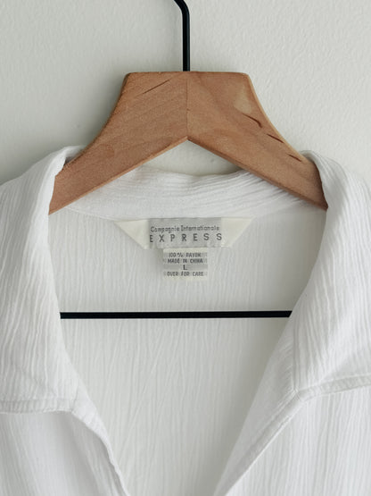 vintage gauze shirt (M)