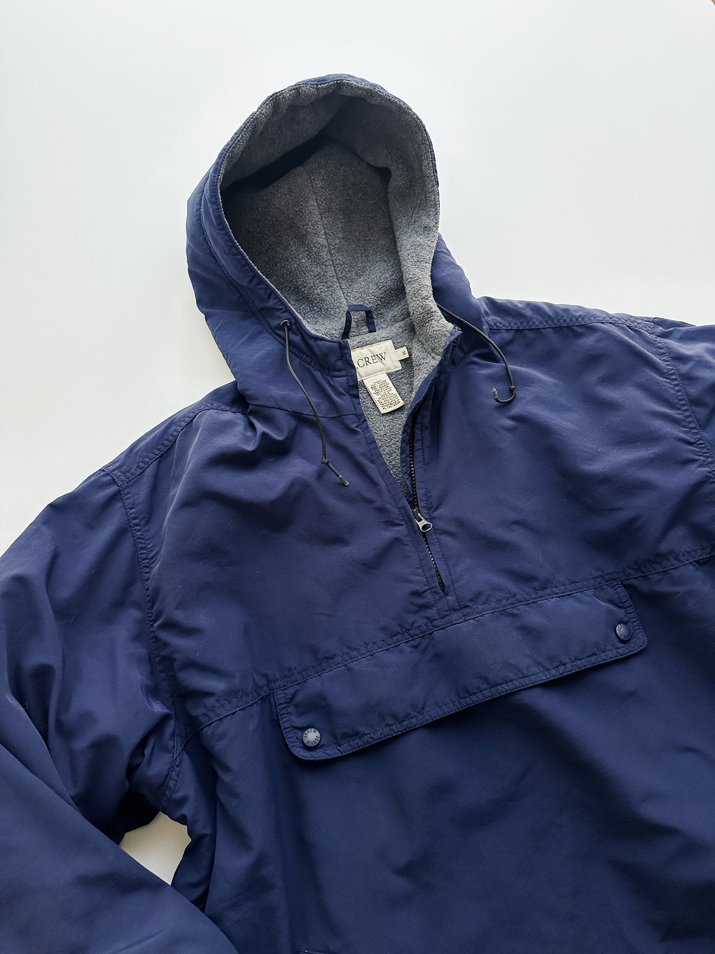 vintage 90s J Crew blue lined anorak (XL)