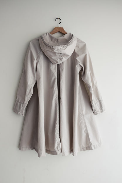 vintage canvas hooded swing jacket (M)