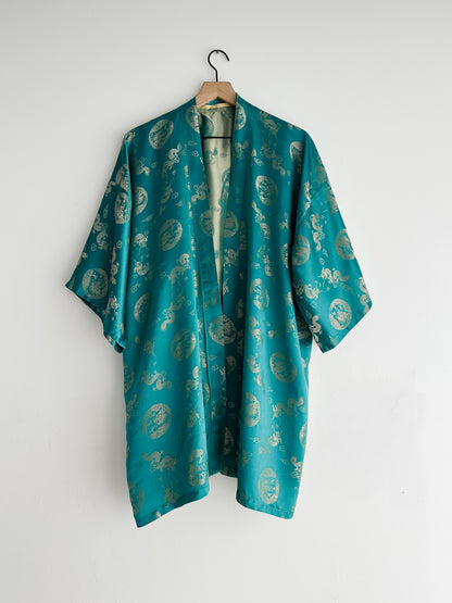 vintage haori satin robe (OS)