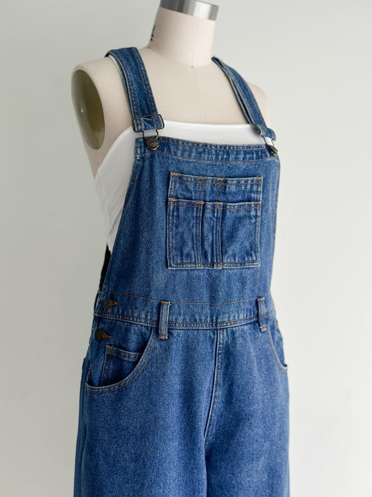 vintage denim overalls (S/M)
