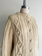 Load image into Gallery viewer, vintage Irish fisherman cardigan (M)
