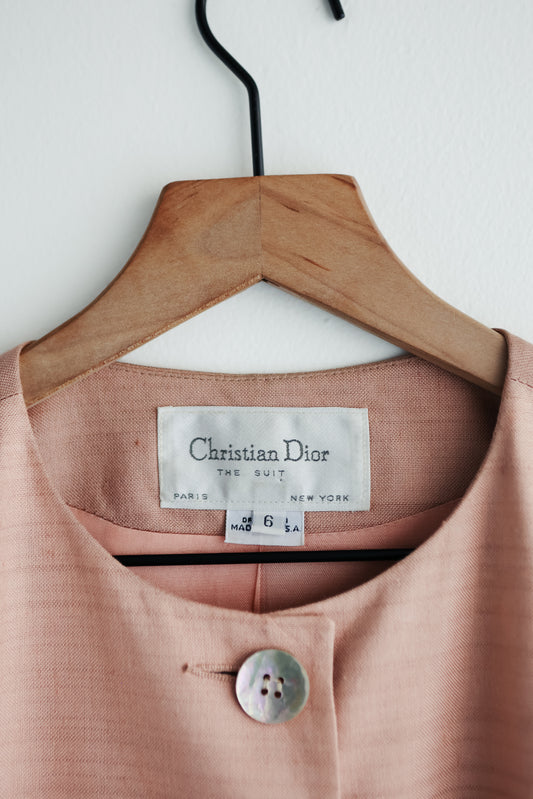 vintage Christian Dior silk jacket (S/M)