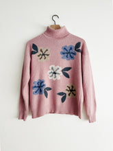 Load image into Gallery viewer, vintage flower power knit sweater (M)
