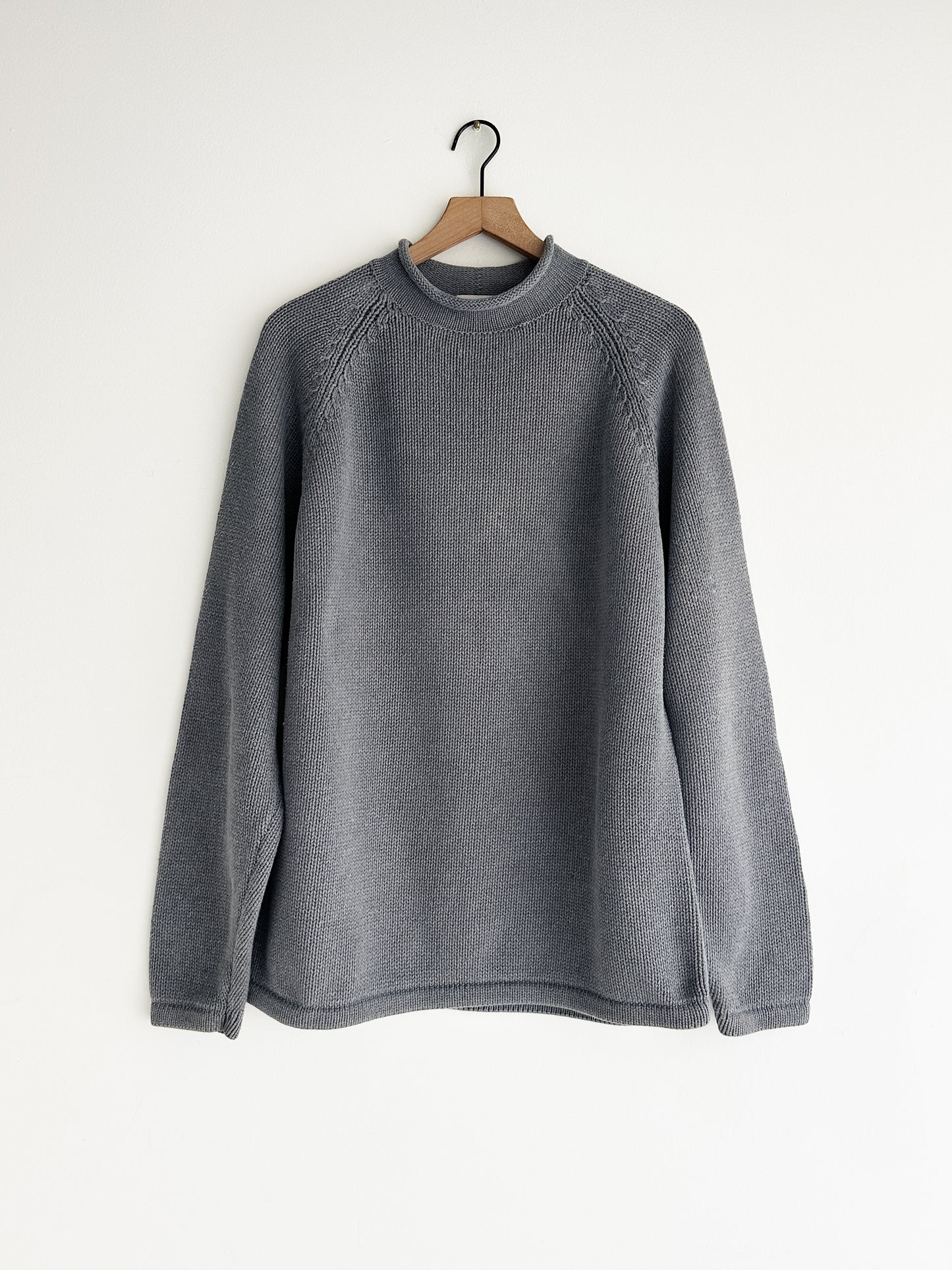 vintage J Crew rollneck cotton sweater (L)