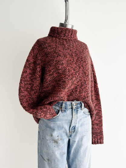 vintage flecked wool sweater (M)