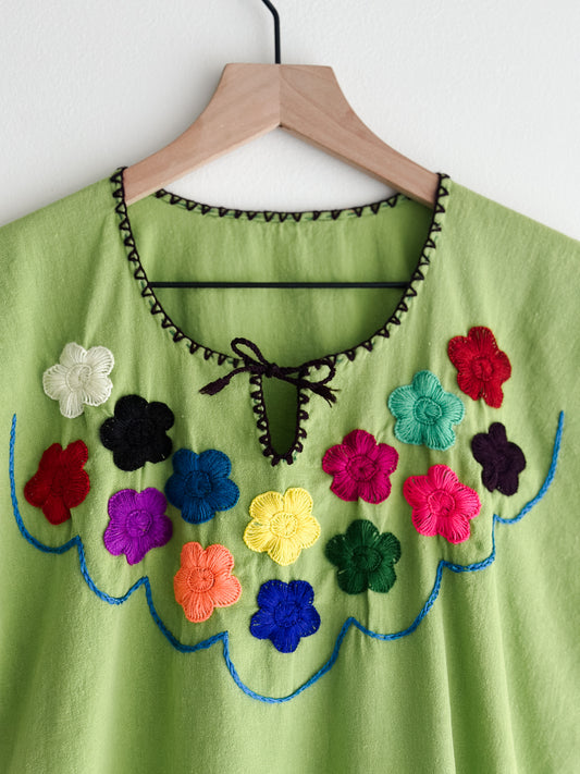 vintage embroidered top (S/M)