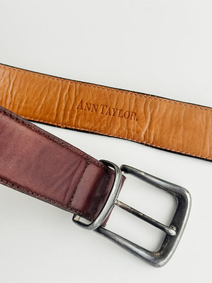 vintage leather belt (S)