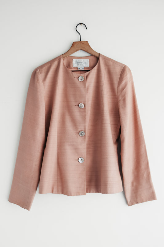 vintage Christian Dior silk jacket (S/M)