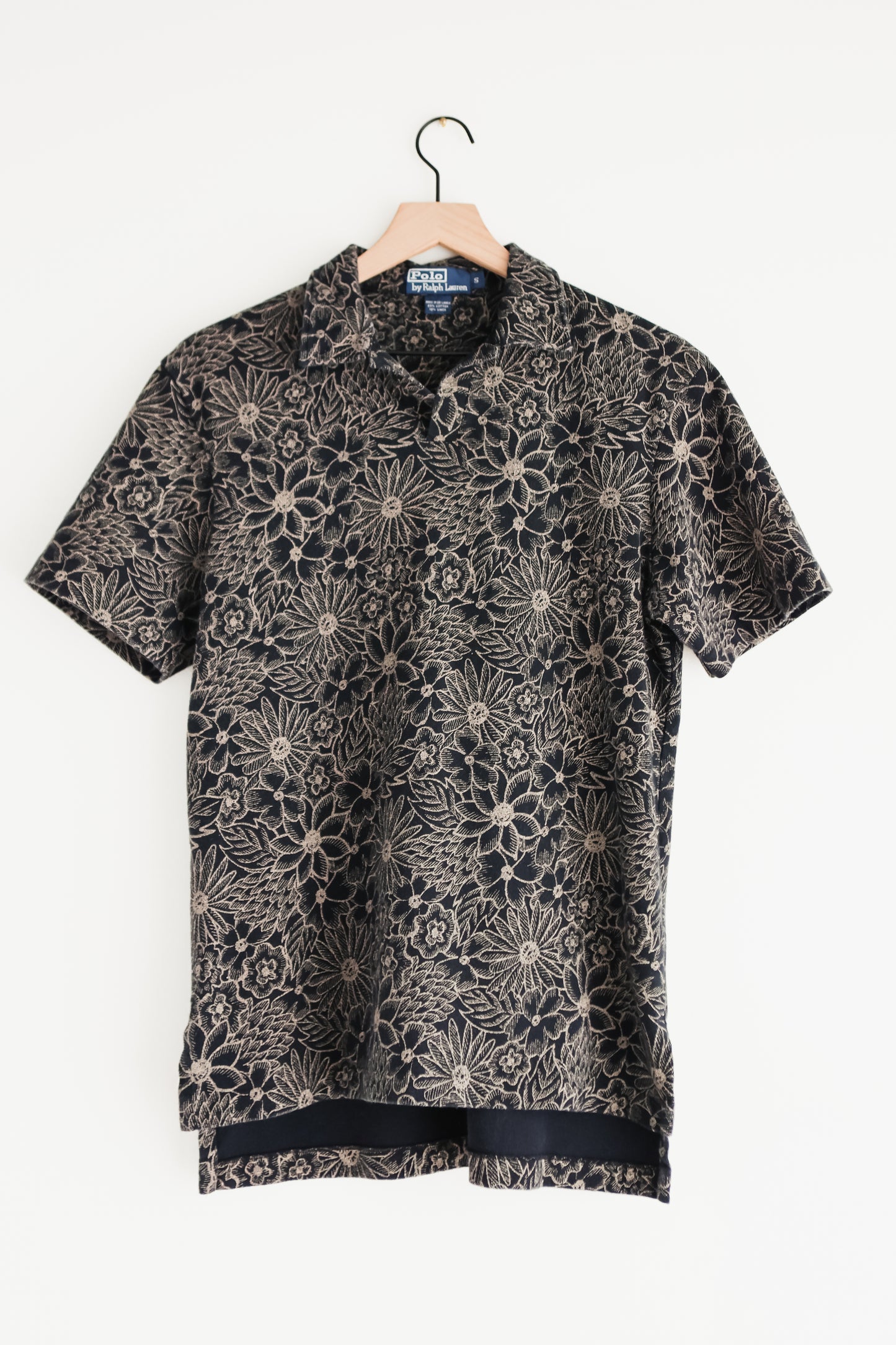 vintage botanical knit RL tee (S/M)