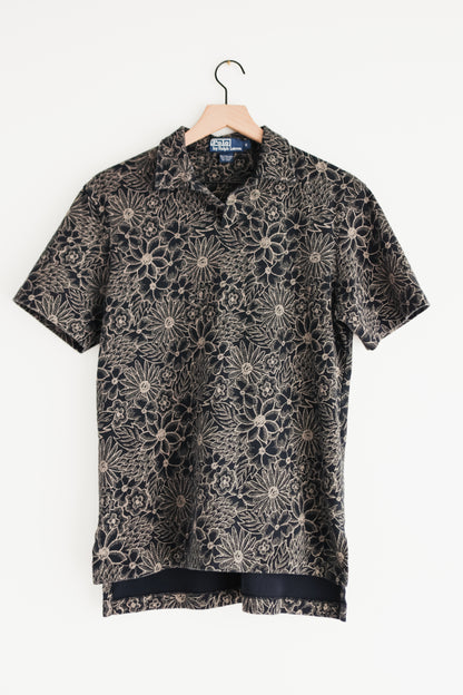 vintage botanical knit RL tee (S/M)