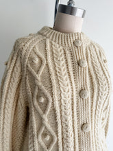 Load image into Gallery viewer, vintage Irish fisherman cardigan (M)
