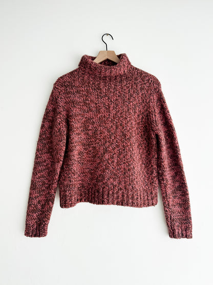 vintage flecked wool sweater (M)