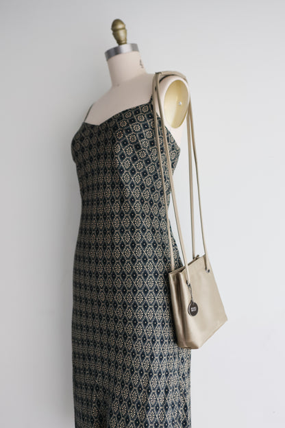 vintage champagne mini purse