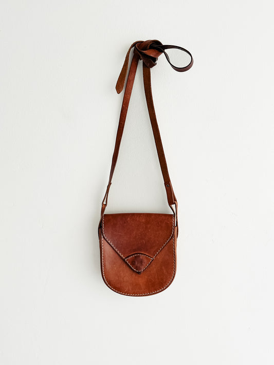 vintage leather mini purse