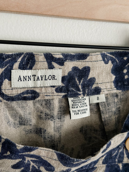 vintage linen wrap skirt (S/M)
