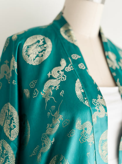 vintage haori satin robe (OS)