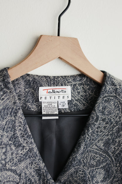 vintage wool vest top (S)