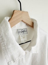 Load image into Gallery viewer, vintage white linen jacket (M)
