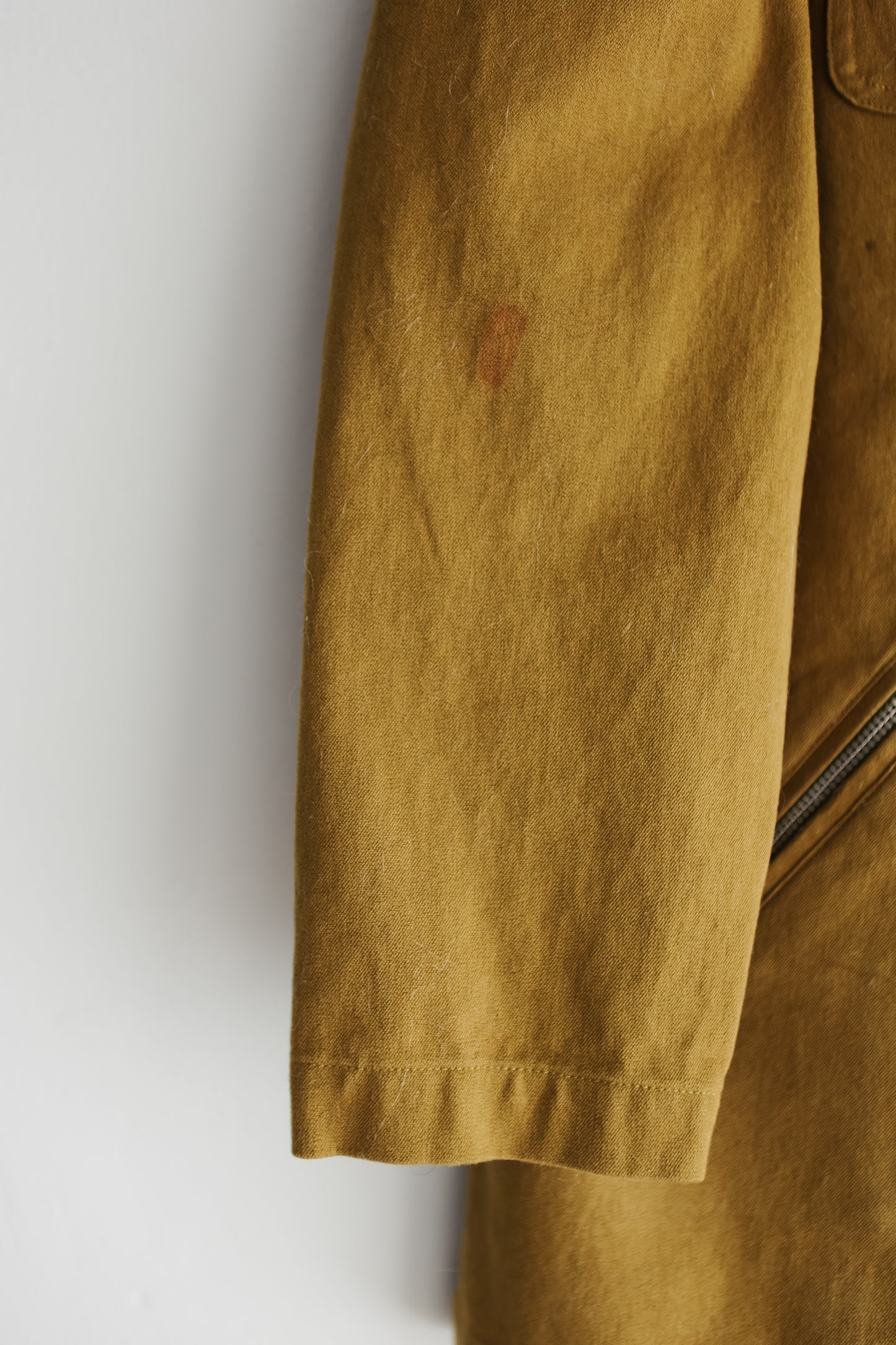 vintage olive cotton jacket (S/M)