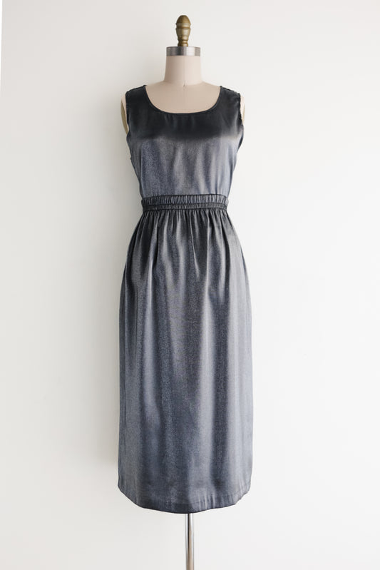 vintage chrome two-piece dress (S/M)