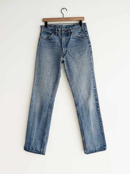 vintage plain pocket jeans (M)