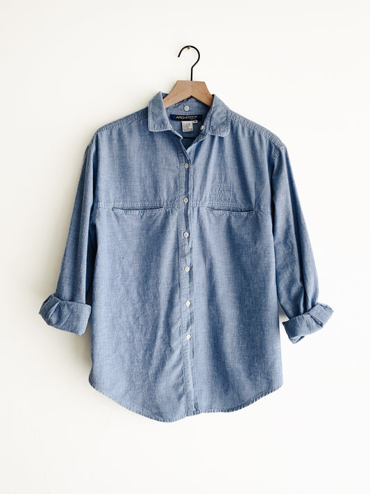 vintage chambray shirt (M)