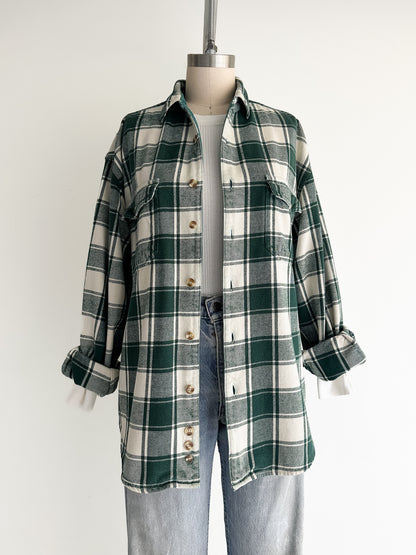 vintage plaid flannel shirt (M/L)