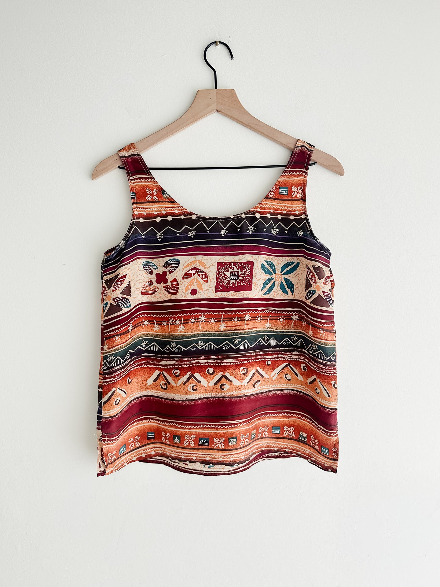 vintage silk tank (M)