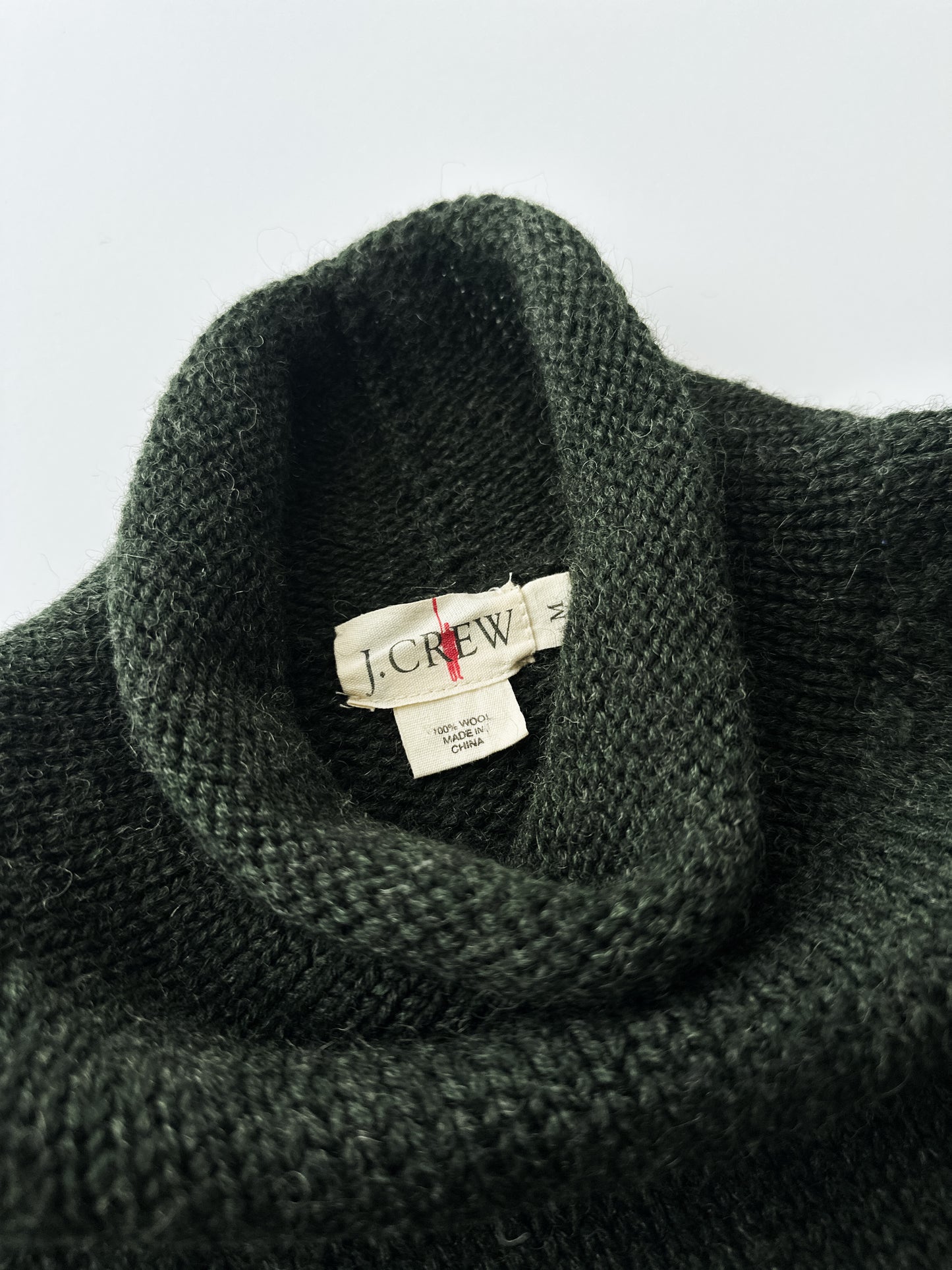 vintage J Crew rollneck wool sweater (M/L)