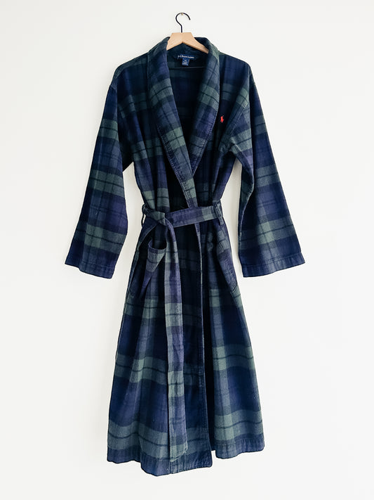 vintage flannel Ralph Lauren robe (M)