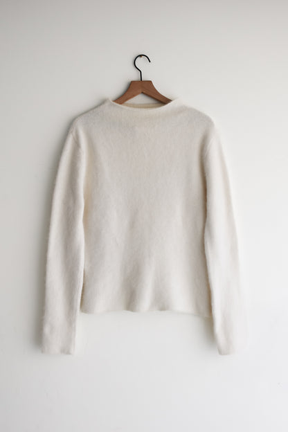 vintage angora cloud sweater (M)