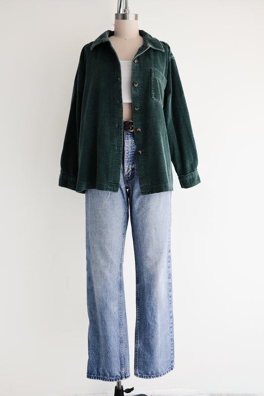 vintage plain pocket jeans (M)