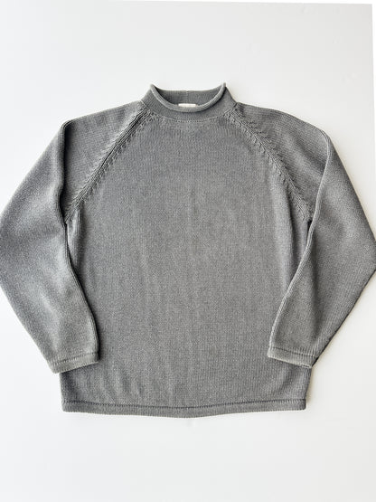 vintage J Crew rollneck cotton sweater (L)