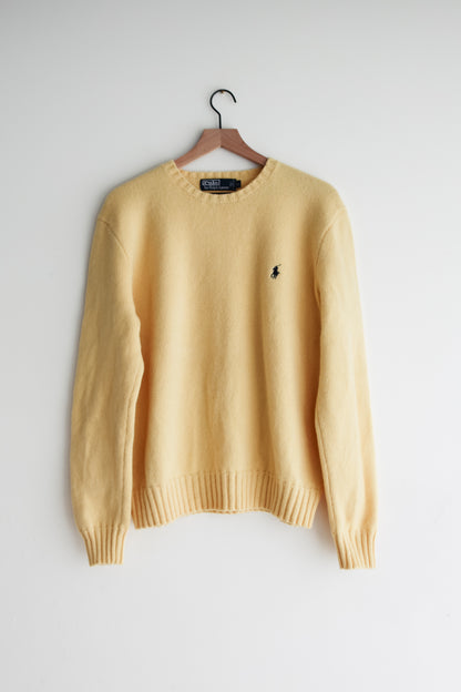 vintage butter cashmere Ralph Lauren sweater (XL)