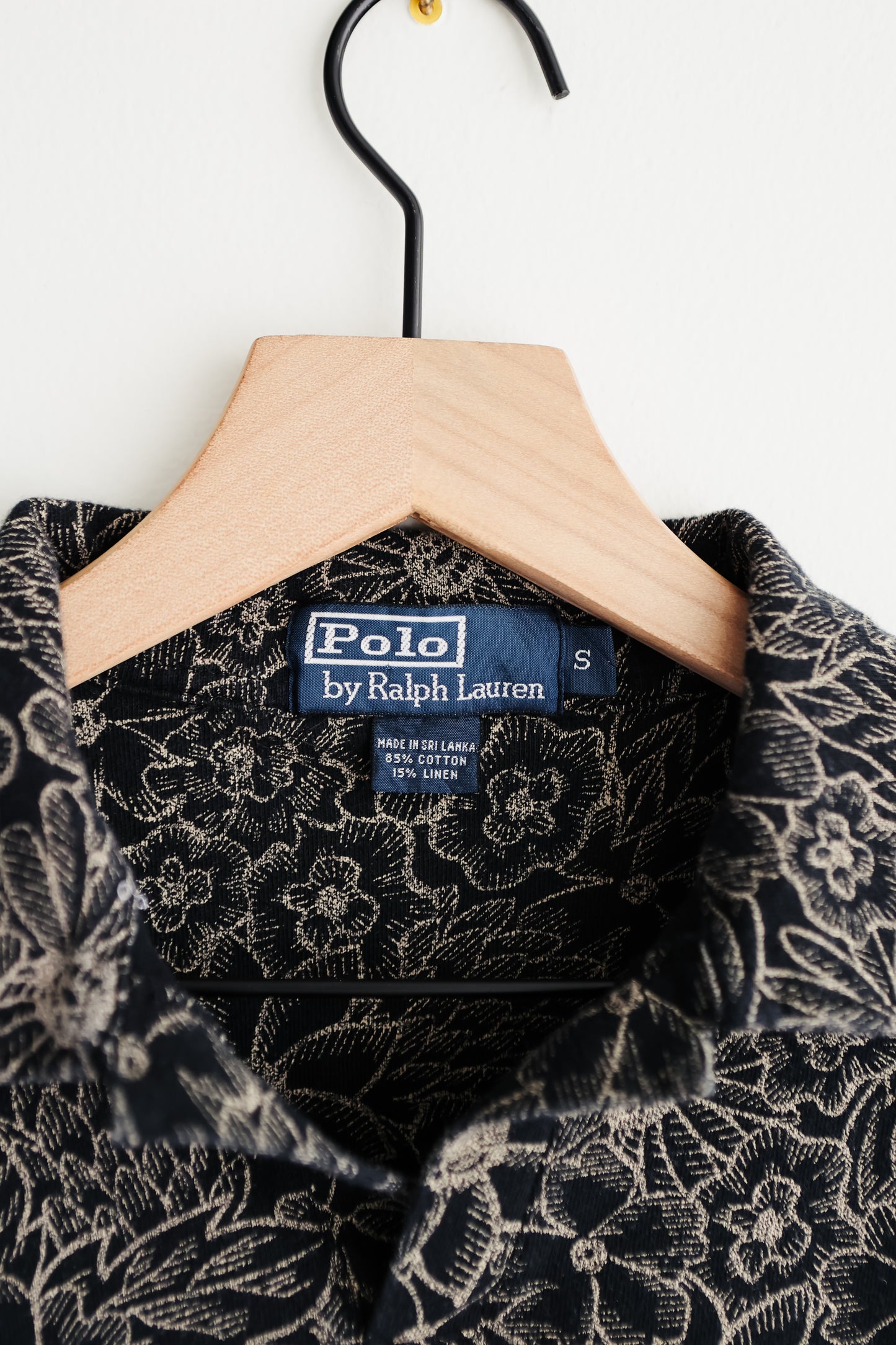 vintage botanical knit RL tee (S/M)