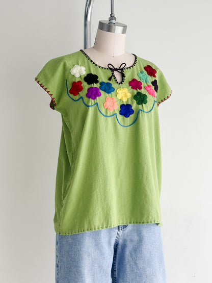 vintage embroidered top (S/M)