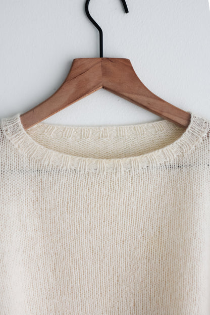 vintage cropped wool sweater (M)