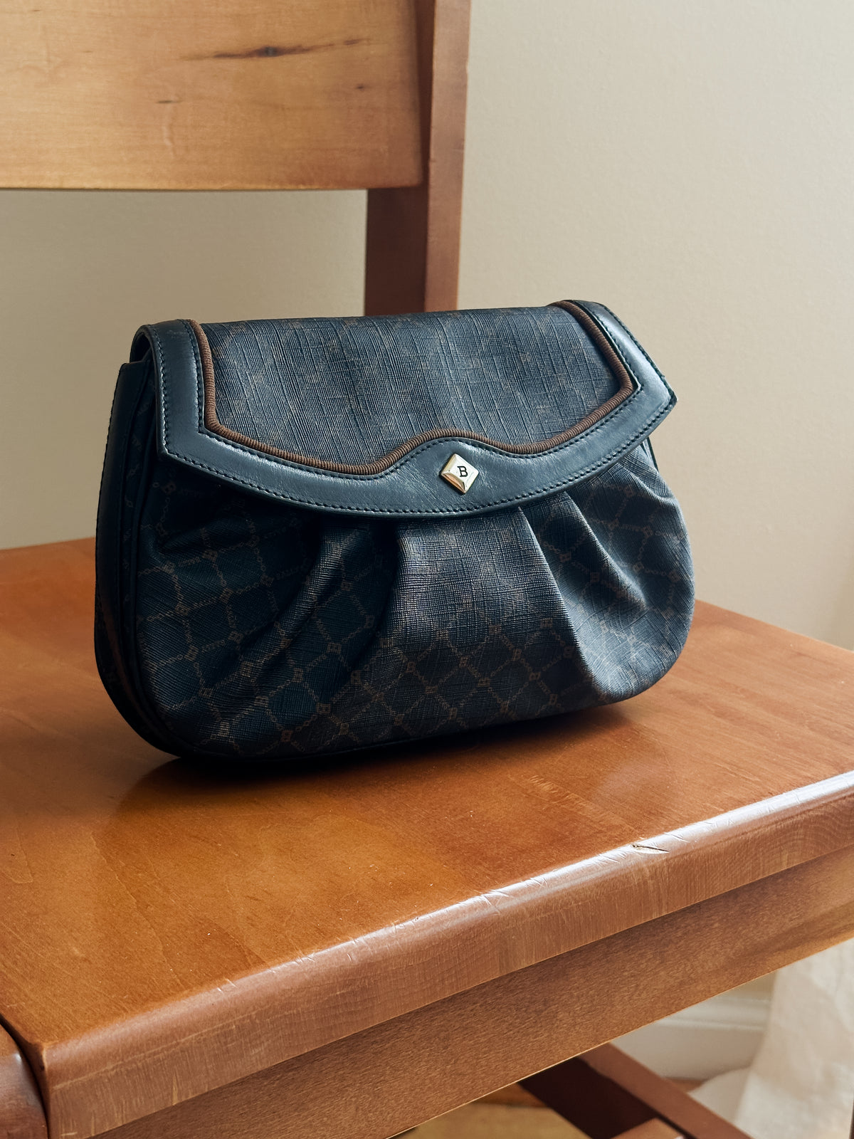 vintage Bally monogram bag