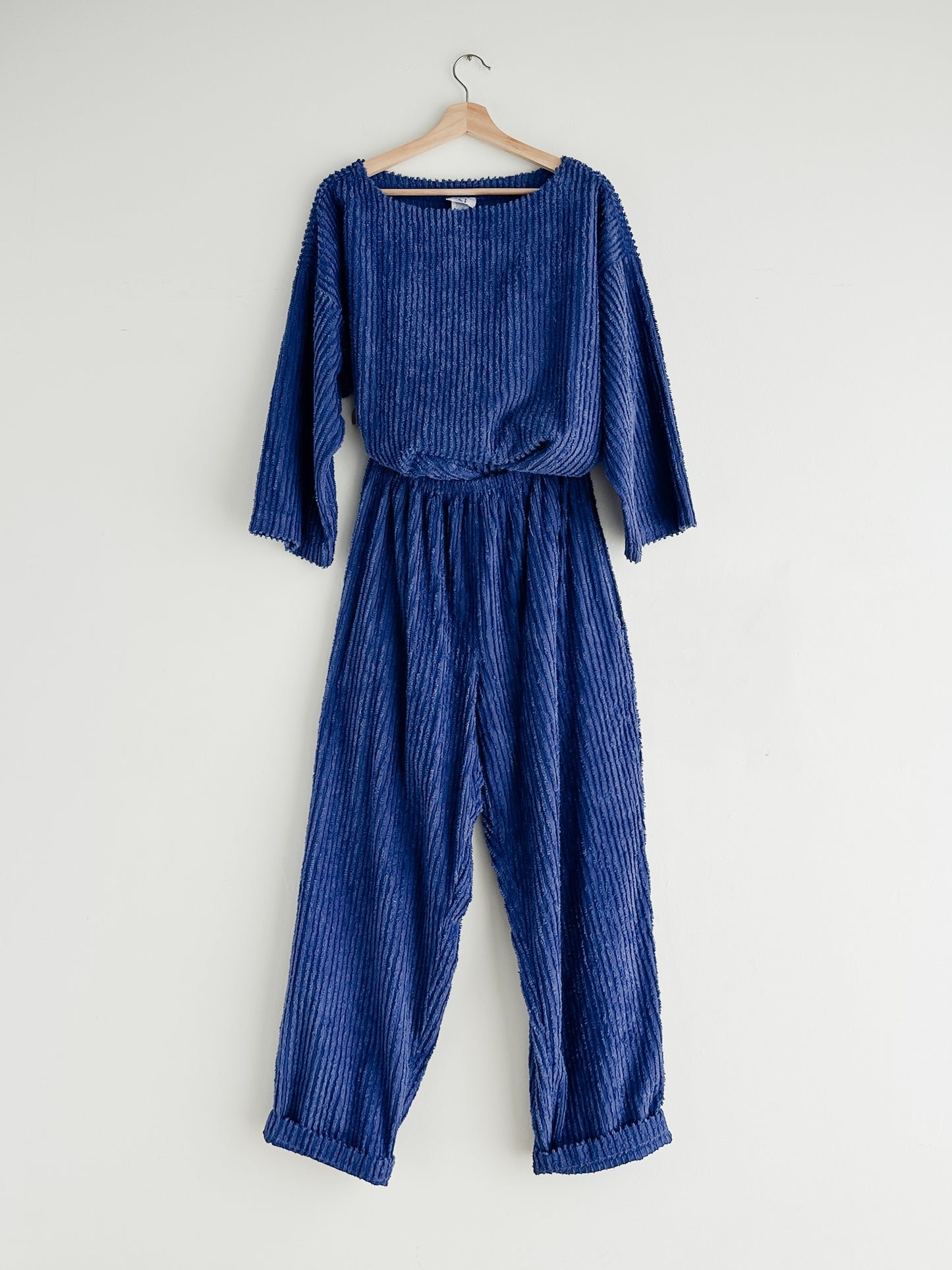 vintage cotton terry two-piece set (L)