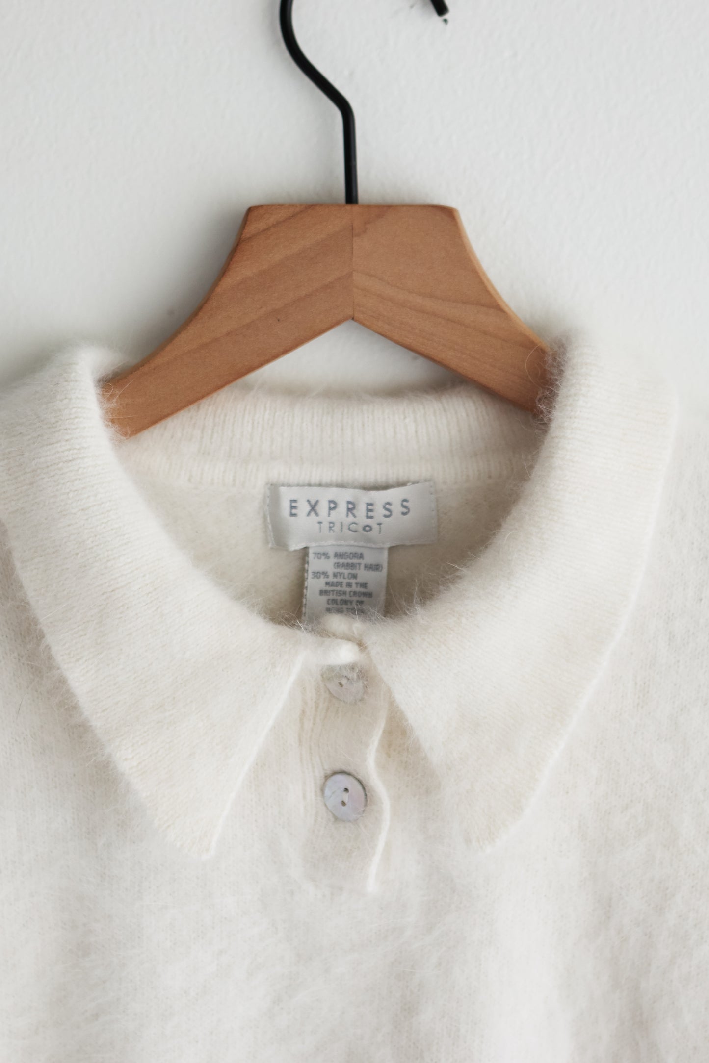 vintage angora cloud sweater (S)