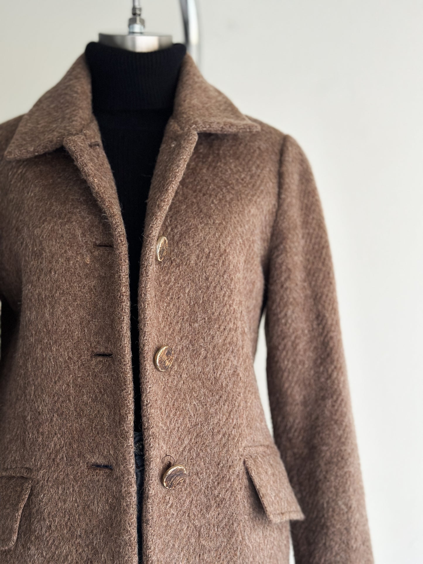 vintage wool winter coat (S)