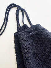 Load image into Gallery viewer, vintage woven backpack purse
