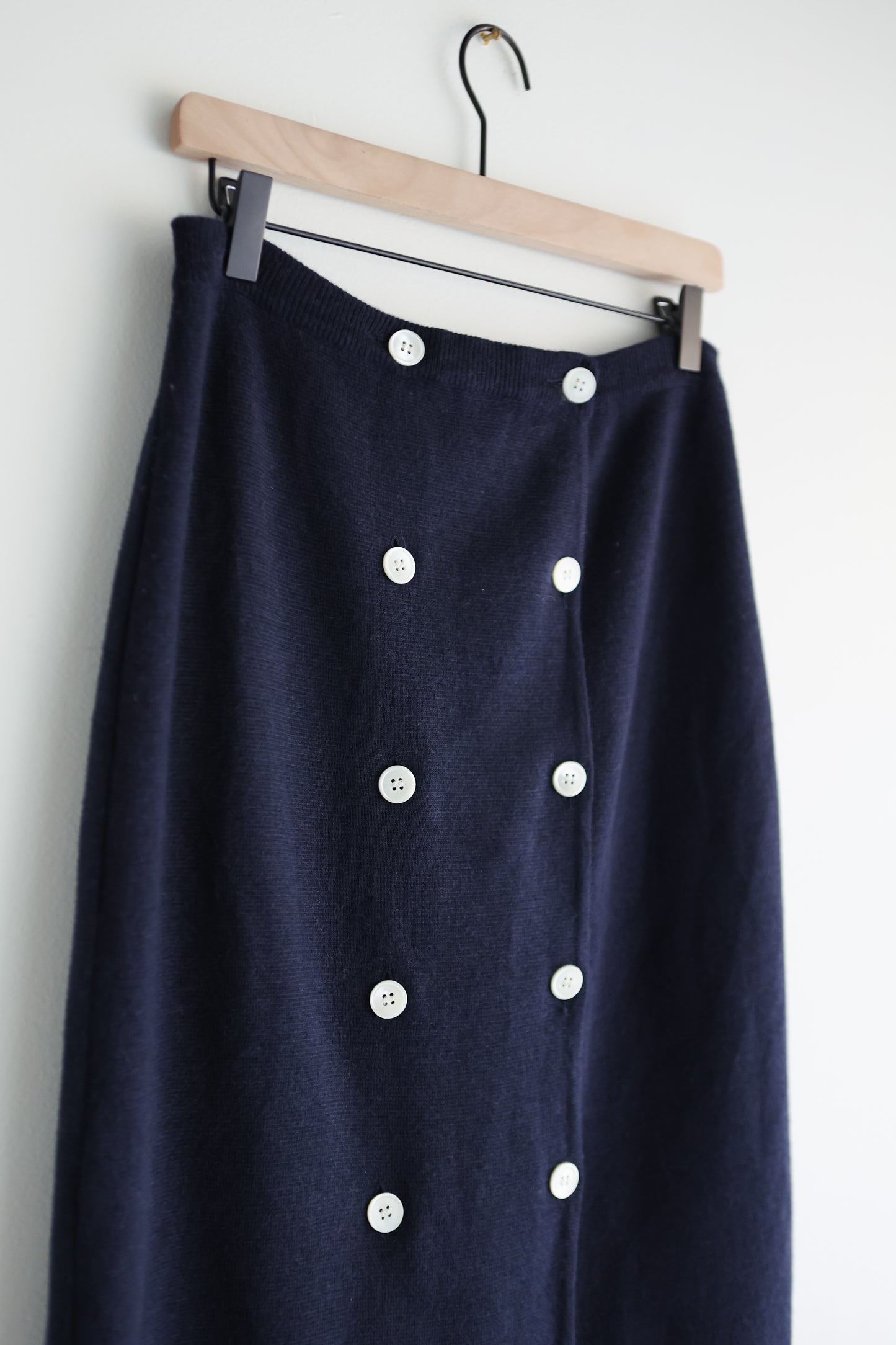 vintage Perry Ellis wool sweater knit skirt (M)